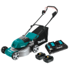 Makita 18″ Battery Lawnmower – with two batteries + dual charger – DLM464-PT2